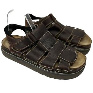 Stacy Adams SAO Leather Strappy Vintage Sandals SZ 10 M